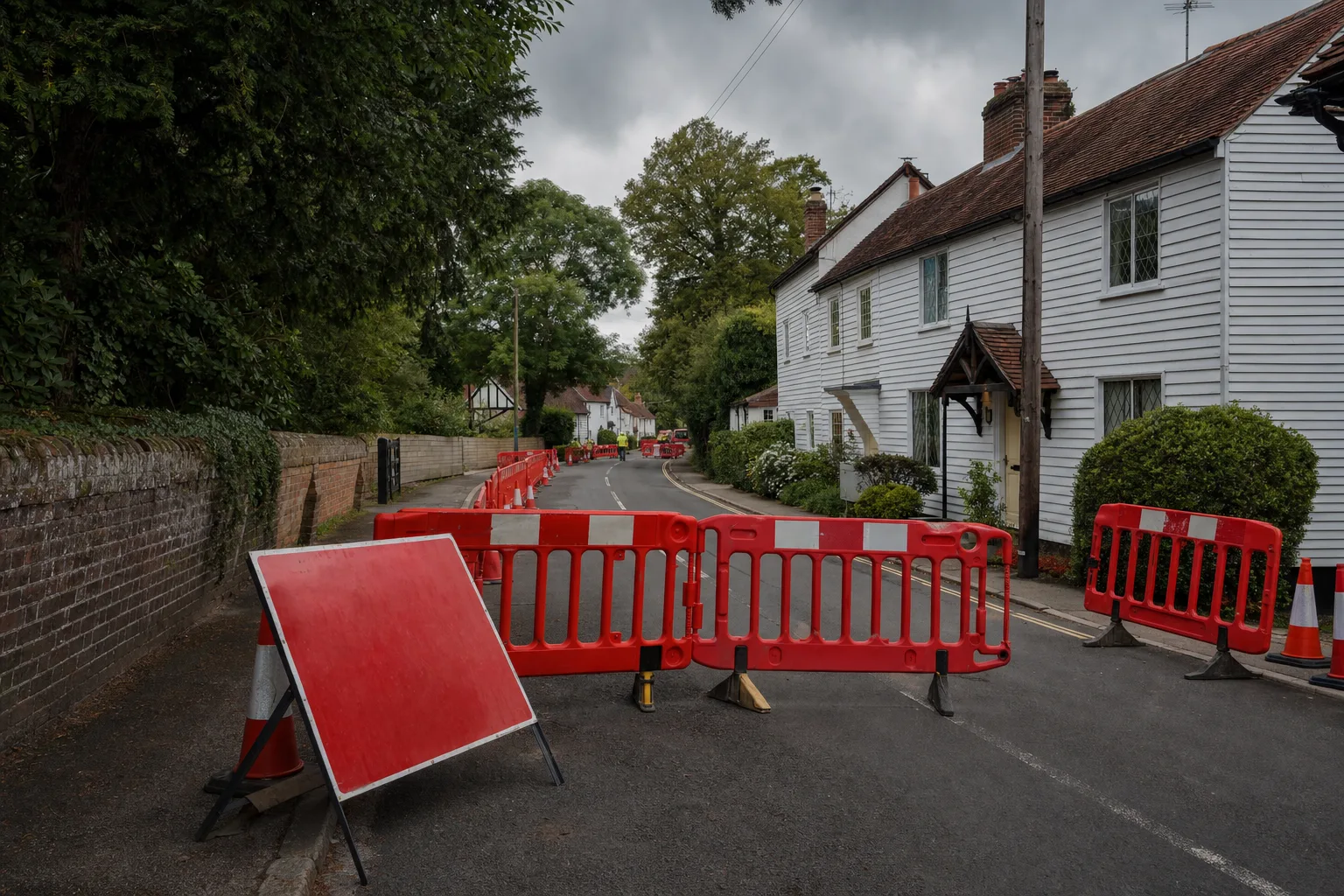 Benenden gas and road works: Walkhurst Road (until 3 August) and Cranbrook Road (from 14 July)