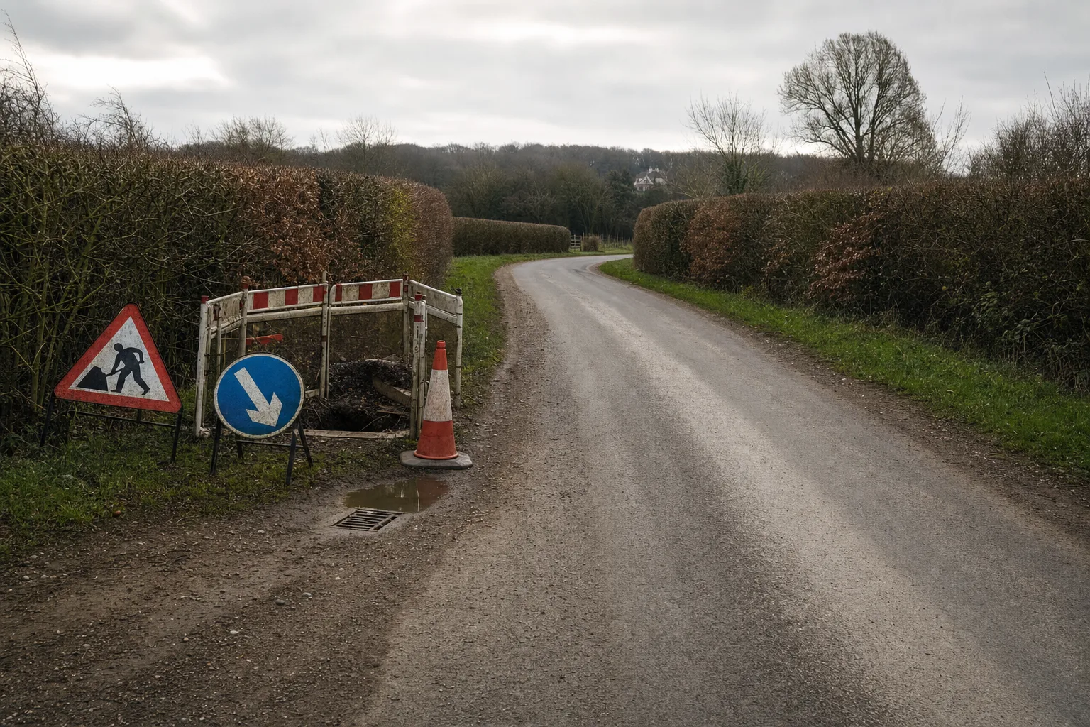 Swain Road in Tenterden to close for KCC drainage works, 27-29 July 2026