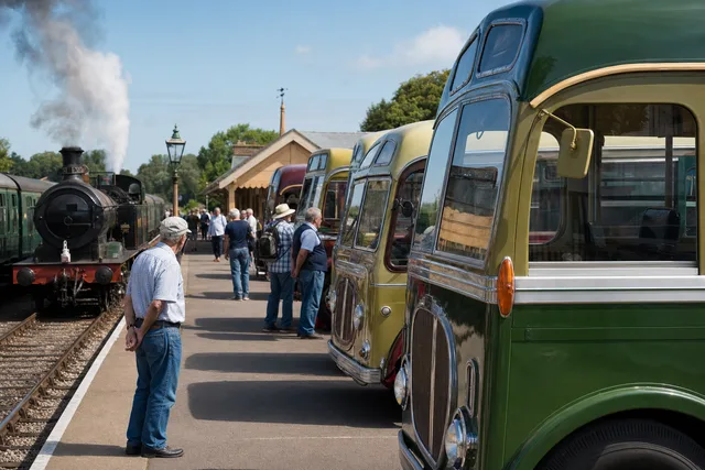 Vintage bus rally to run at Tenterden Town Station on 9 August