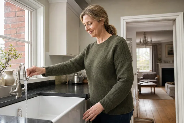 Water returning after 1,800 properties affected